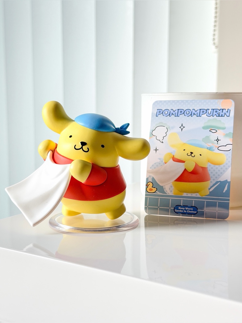 Sanrio Pompompurin Sauna Blind Box Toy Figure from MINISO